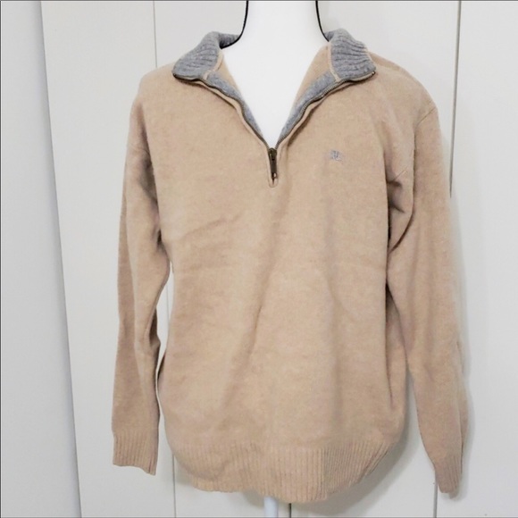 Burberry Other - Burberry London Men's 1/4 Zip Lambswool Sweater